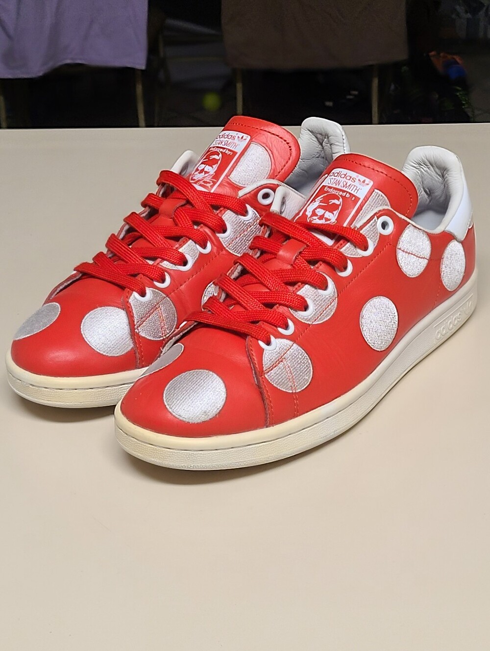 Adidas Stan Smith X Pharrell Williams Big Dot casual low top sneakers size 9.5